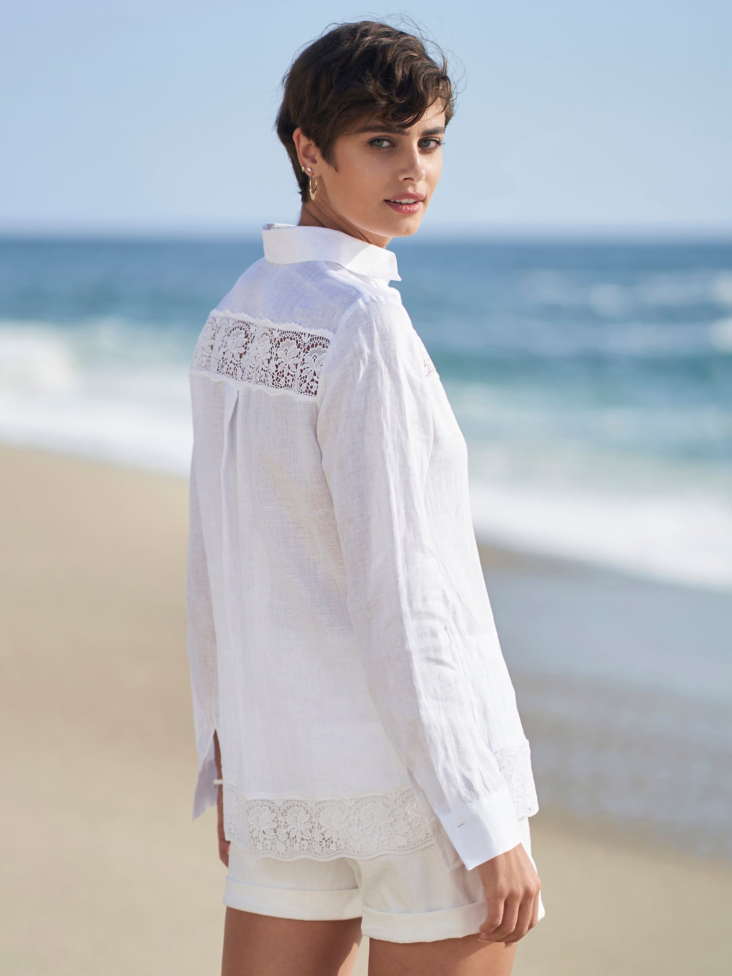 Lailana Lace Linen Shirt – Gorsuch