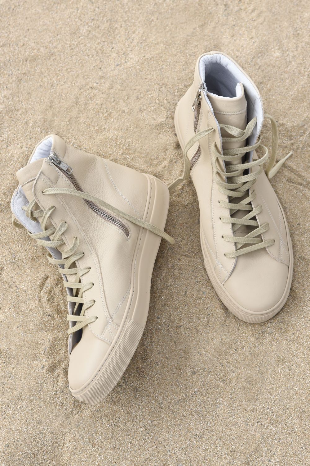 Amb - 【別注商品】 1000ZIP ARCHY DESERT TAN / ARCHYレザー サイド