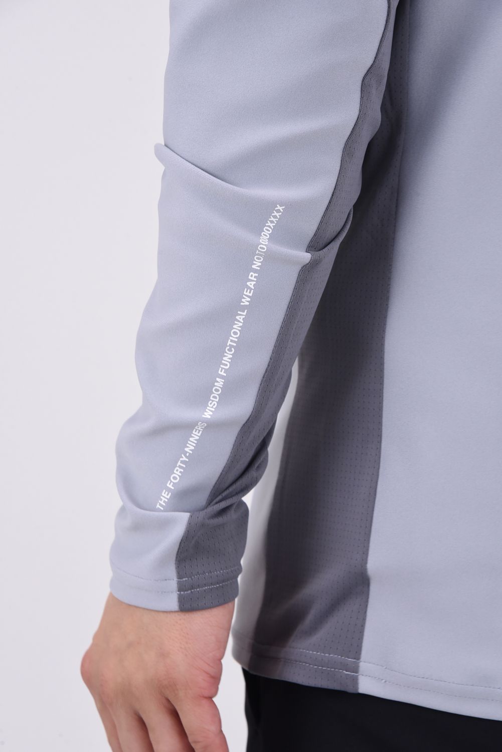 TFW49 - SIDE MESH MOCKNECK L/S T / サイドメッシュ モックネック