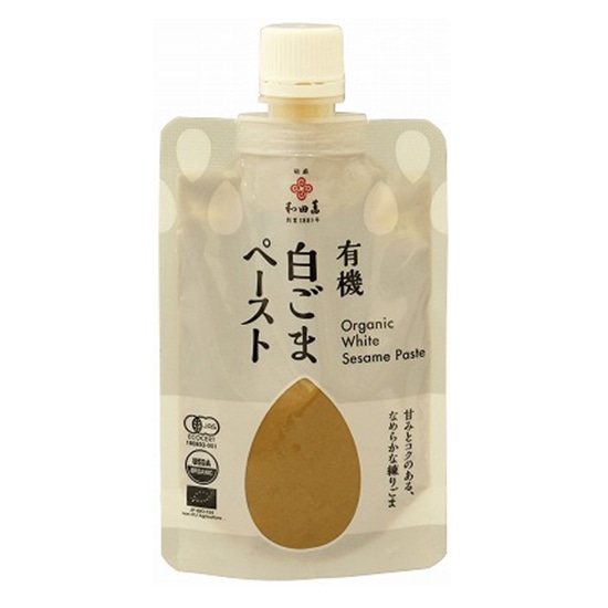 GAIAネット[※]ムソー 和田萬 有機白ごまペースト 80g: 加工食品