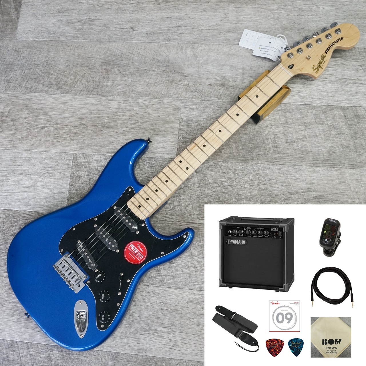 Squier Affinity Series Stratocaster Lake Placid Blue + 初心者