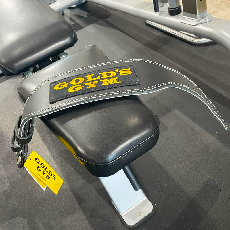 GOLD'S GYM(ゴールドジム) トレーニングレザーベルト(パッド付) | 東北
