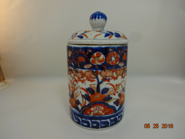 古美術・伊万里焼・色絵蓋物・明治時代 茶道具・古道具・古美術・韓国