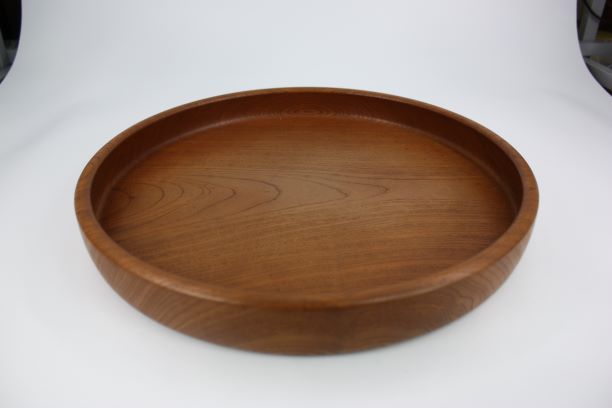 茶道具・古道具・煎茶道具・煎茶盆・欅材・欅・円盆・丸盆 茶道具