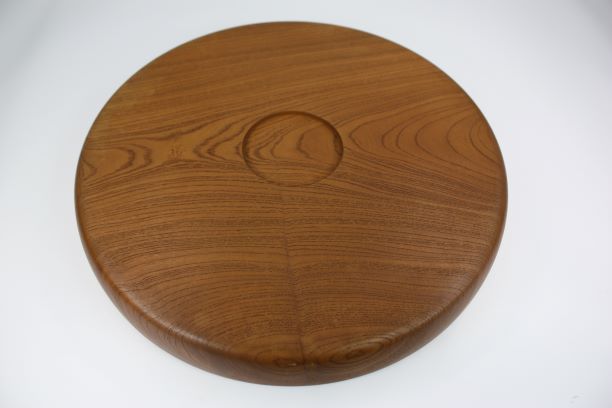 茶道具・古道具・煎茶道具・煎茶盆・欅材・欅・円盆・丸盆 茶道具