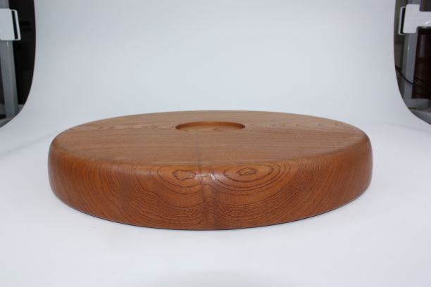 茶道具・古道具・煎茶道具・煎茶盆・欅材・欅・円盆・丸盆 茶道具