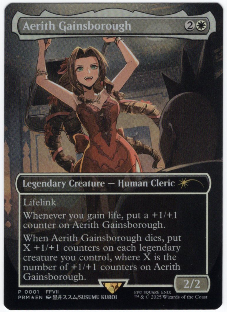 Aerith Gainsborouh RC Prize Card Foil