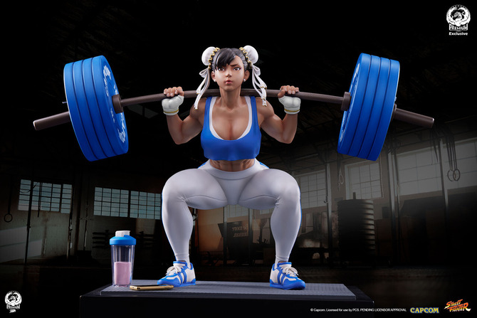 あの太ももはこうして作られた……ムチムキすぎる「春麗」1/4スタチュー