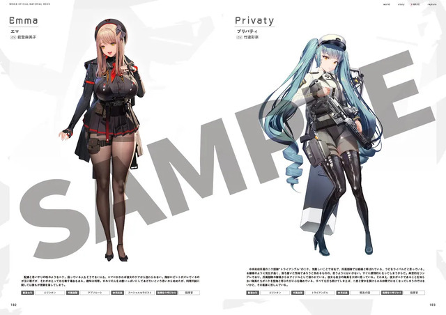 戦場で戦うニケたちの