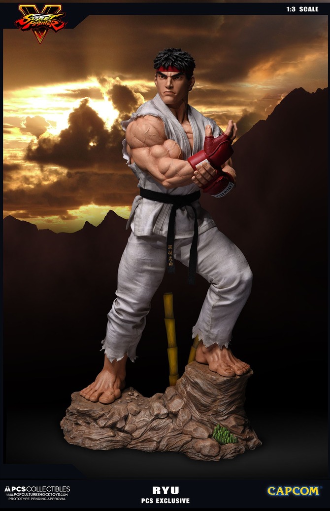 筋骨隆々な「リュウ」スタチューフィギュア登場、『ストV』verなど3