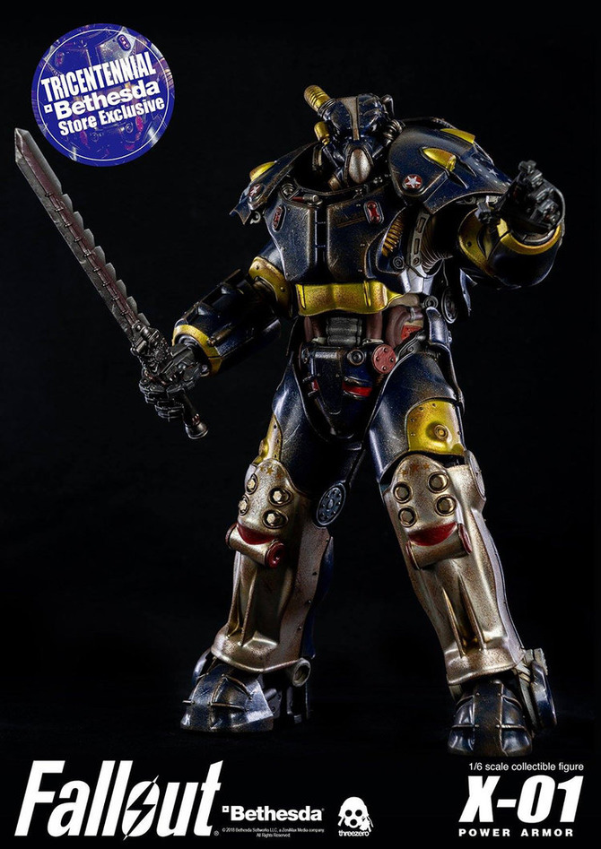 Fallout』の「X-01 パワーアーマー」フィギュアにベゼスダ・ストア限定
