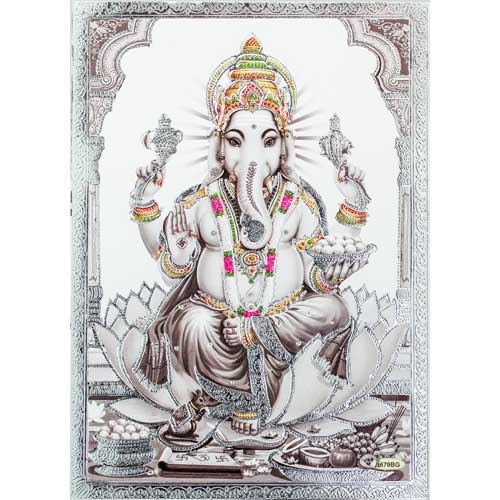 ガネーシャ神の絵（額入り / オーダーメイド） | ガネーシャ神と開運グッズ