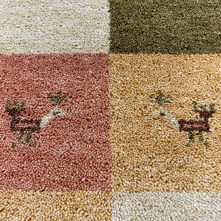 IG0103 インド絨毯 72×122 | じゅうたん売場 ギャンジィー