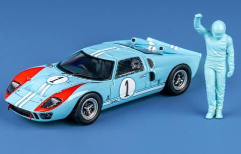 1/64 フォード GT40 Mk2 P/1015 1966 Le Mans #1 フィギュア無し