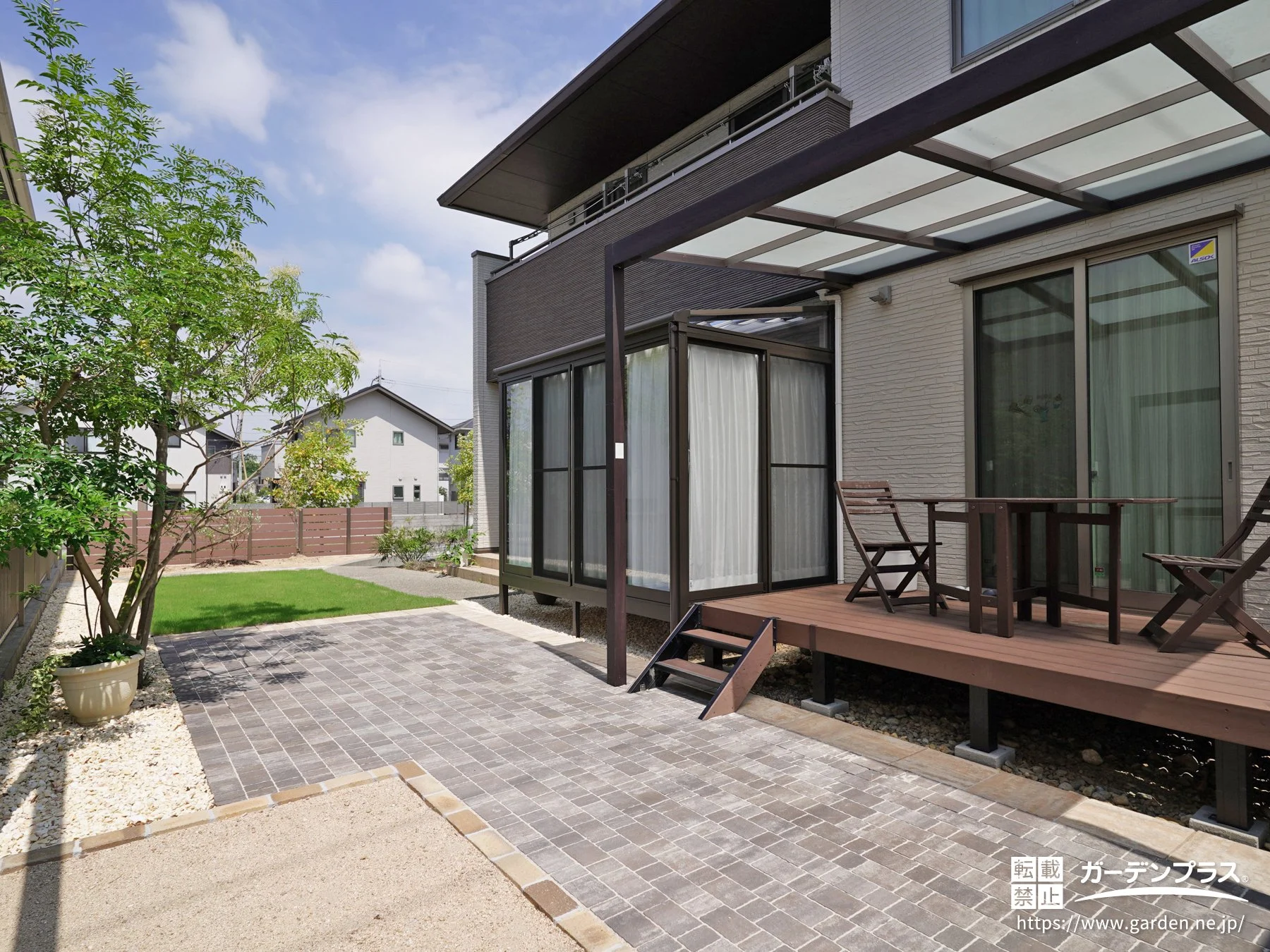 自然も満喫できる眺めの美しいガーデンリフォーム工事 (No.22886