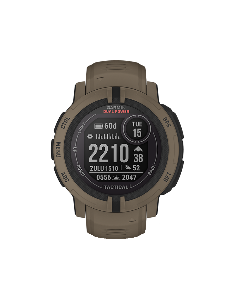 Instinct 2 Dual Power Tactical Edition | ミリタリー機能搭載