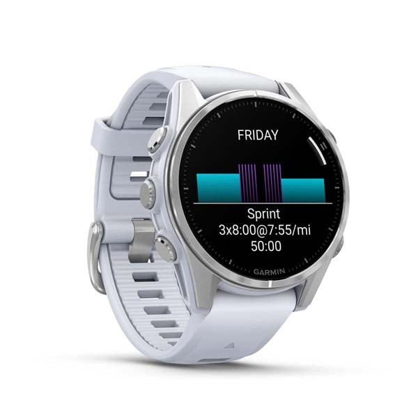 fēnix 8 AMOLED - Advanced Outdoor GPS Smartwatch (White) | Outdoor