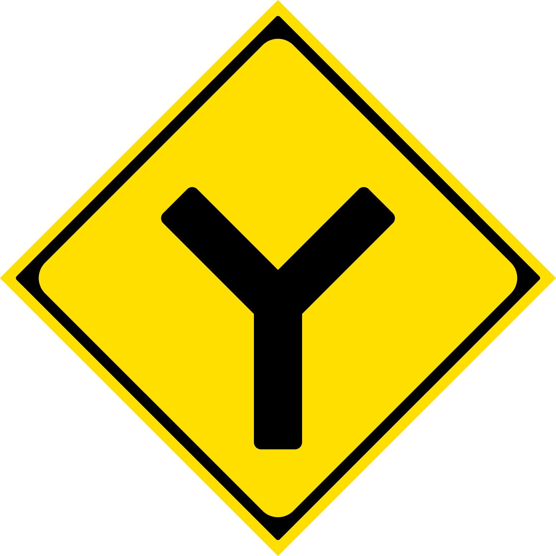 警戒標識 S207－A 踏切（汽車）あり ステッカー400角 – GREEN