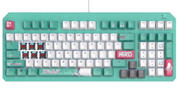 ASUS「TUF Gaming」、初音ミクとコラボしたゲーミングデバイス計4