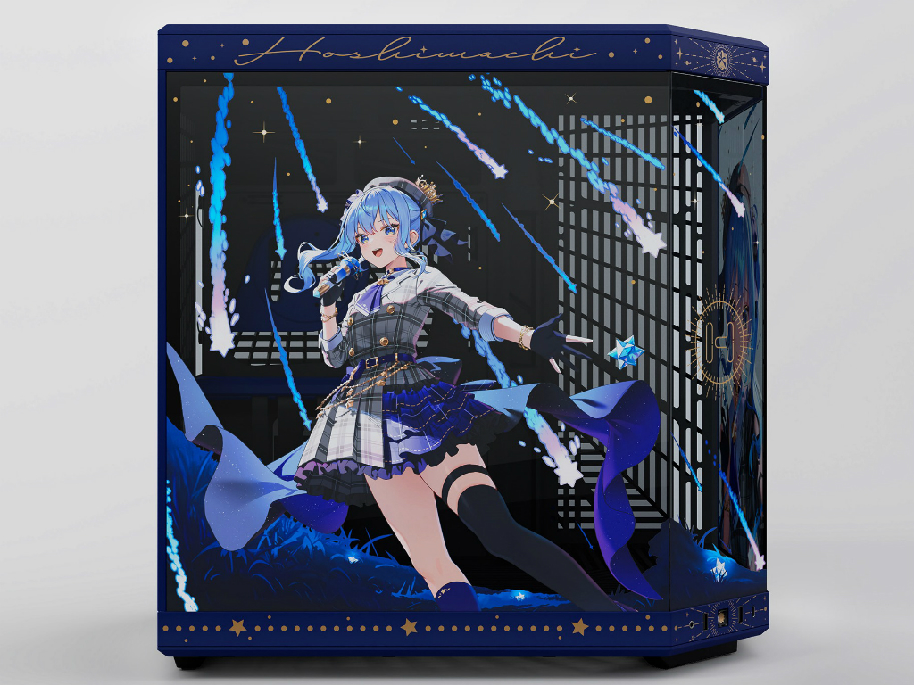 ピラーレス式パノラマガラスPCケース「HYTE Y70」にVTuber「星街すい