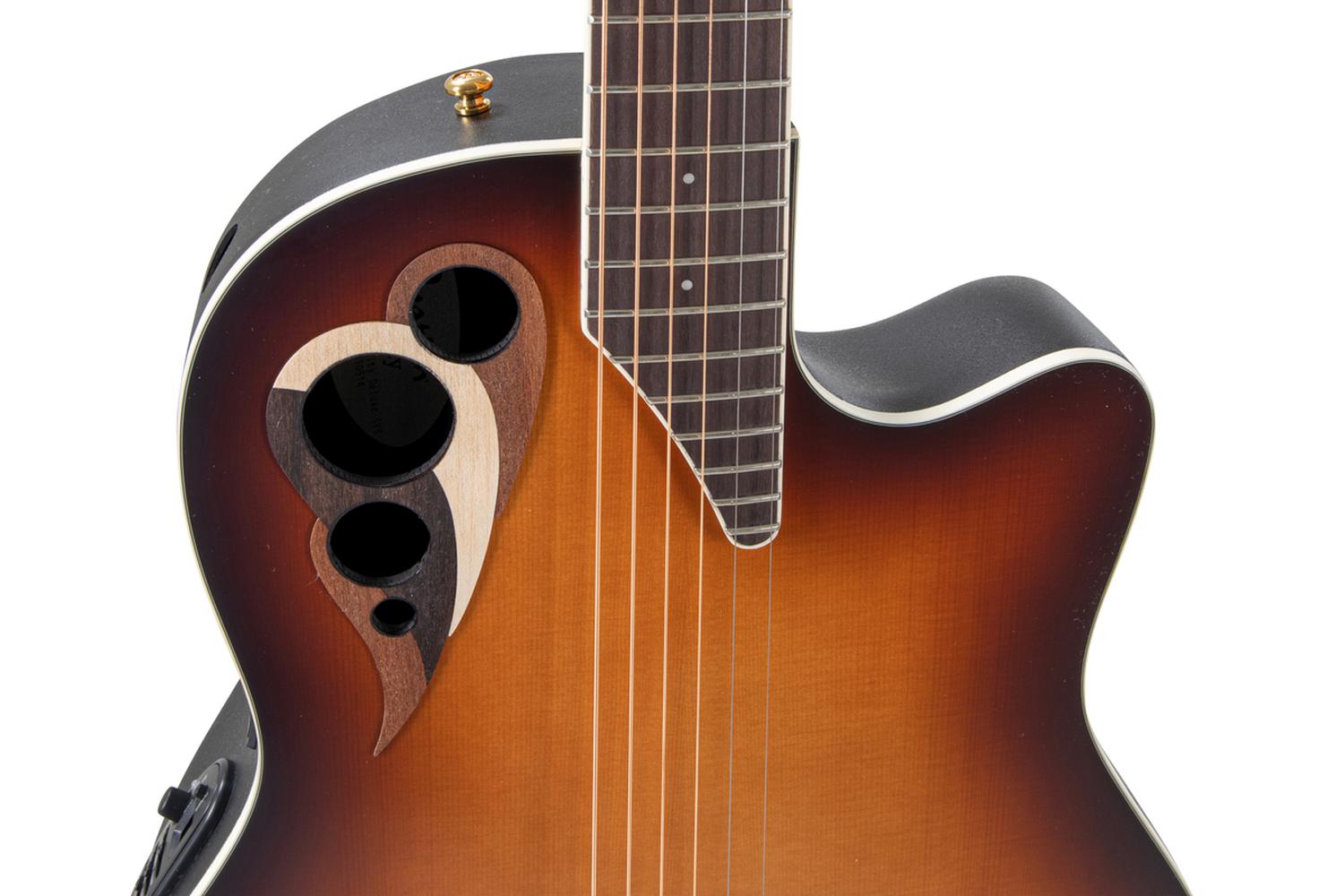 Ovation Celebrity Deluxe E-Acoustic Guitar CDX40-1-G, Vintage