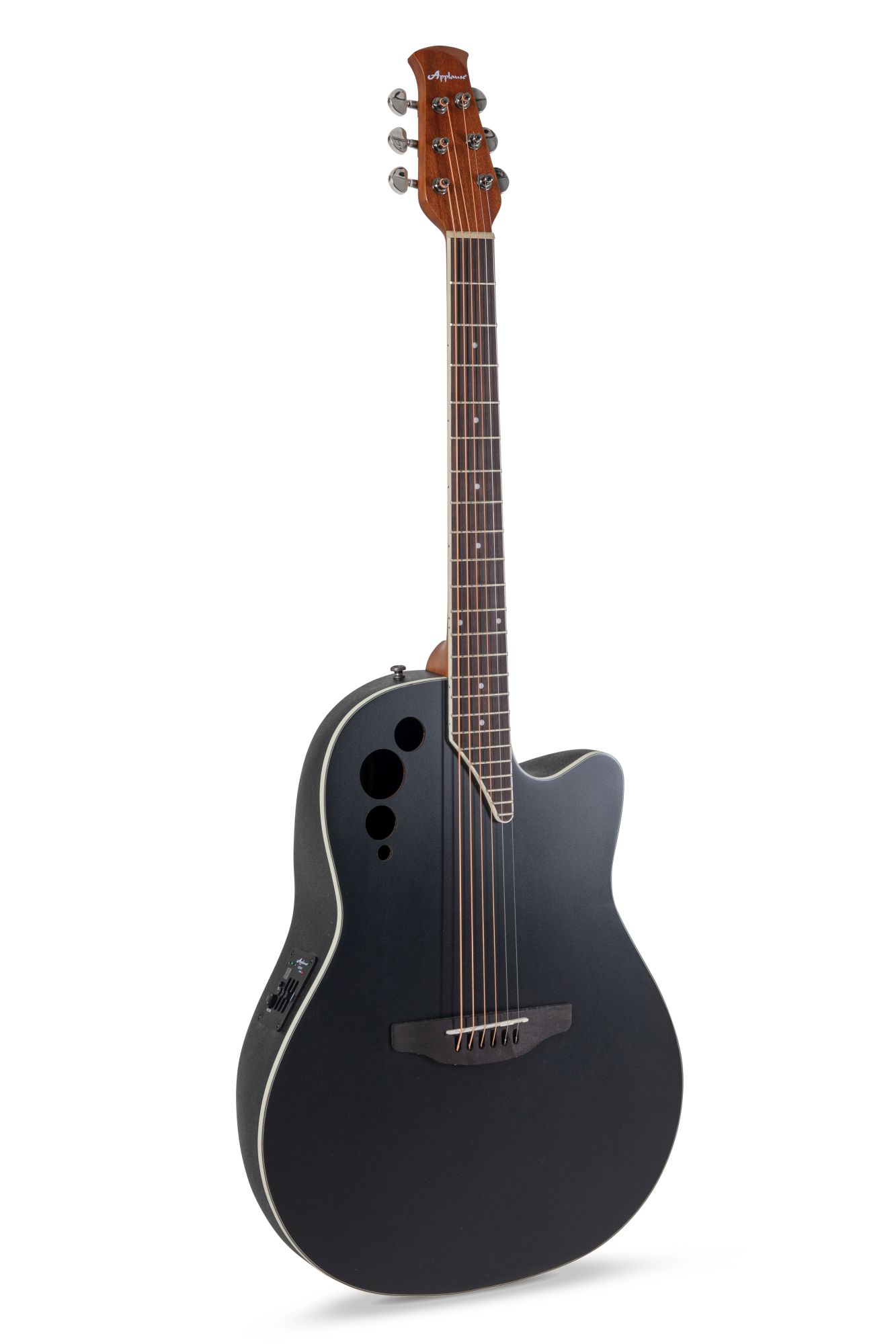 Applause E-Acoustic Guitar AE44-5S, Black Satin | .AP521.204