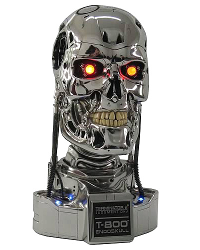 Terminator 2 Judgment Day T-800 Endoskull Replica - GeekAlerts