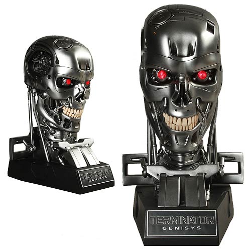 Terminator Genisys Endoskeleton Skull 1:1 Scale Prop Replica