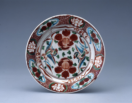 龍・鳳凰・花鳥文鉢 】 中華古玩 宋赤絵/古赤絵/五彩 龍・鳳凰・花鳥文