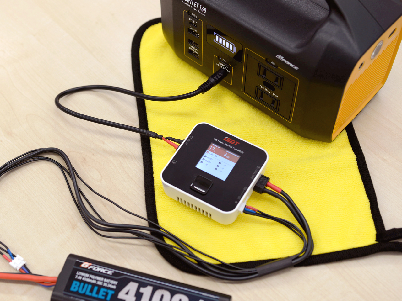 PORTLET160用DC出力ケーブル(XT60) | G-FORCE | 株式会社ジーフォース