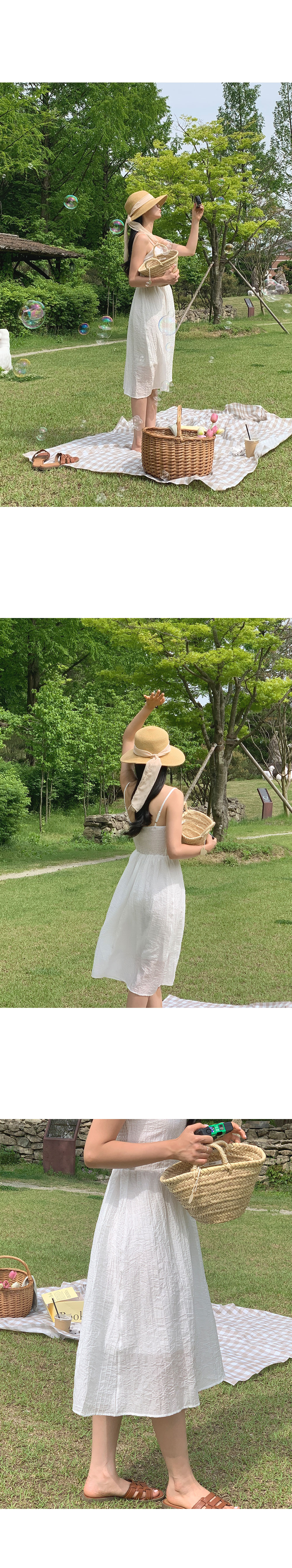 夏💙キャミソールワンピース] サマービスチェテンセルロングワンピース