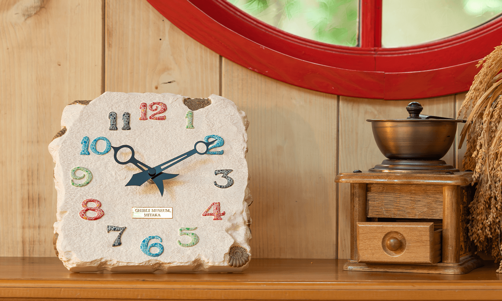 ジブリ美術館 モザイクタイル時計 - 三鷹の森ジブリ美術館オンライン