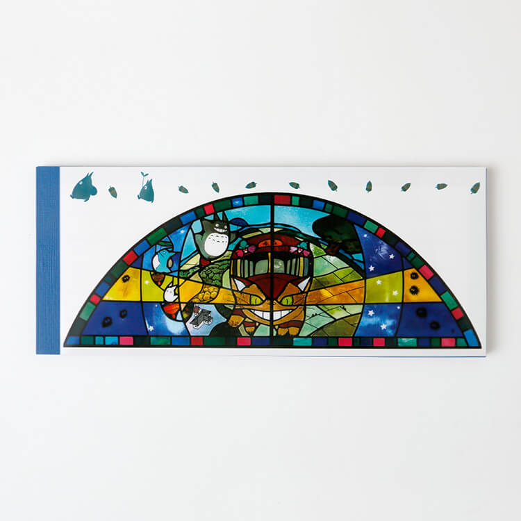 ジブリ美術館ステンドグラス 一筆箋 「ネコバス」｜三鷹の森ジブリ