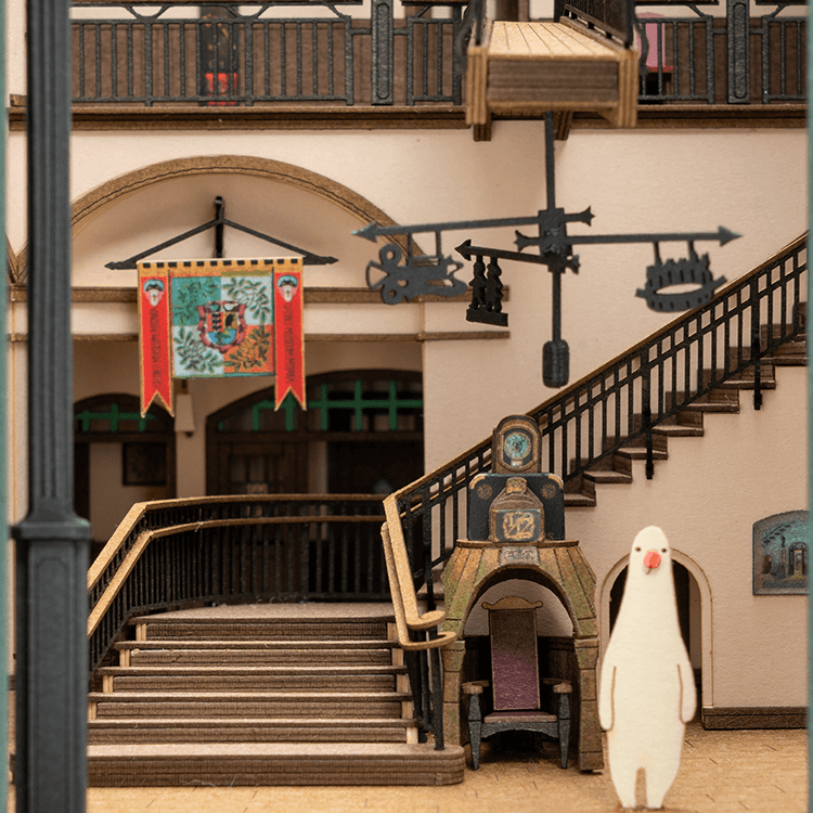 ジブリ美術館オリジナル みにちゅあーとキット/B階段｜三鷹の森ジブリ