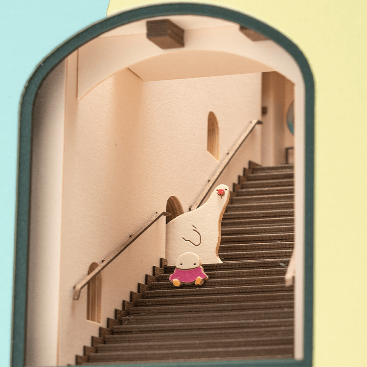 ジブリ美術館オリジナル みにちゅあーとキット/C階段｜三鷹の森ジブリ