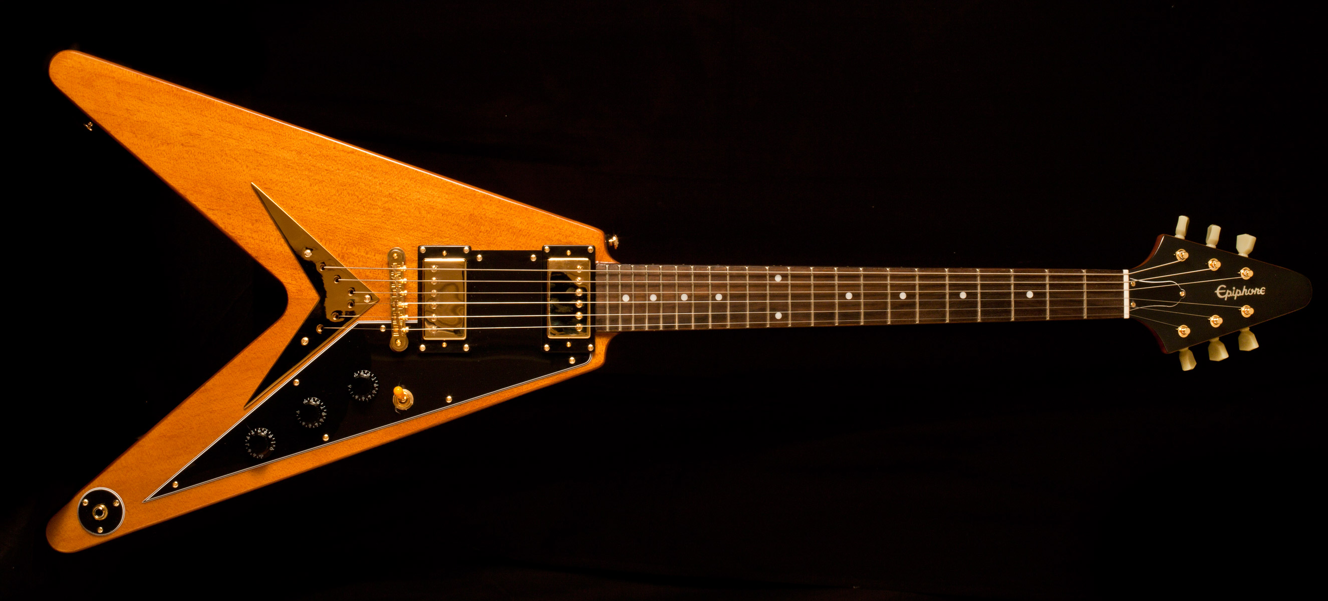 Epiphone Flying V 1958 Korina Natural - Gitarren Total