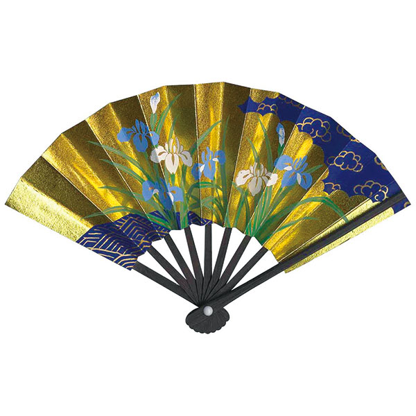 マロン骨 金箔地飾り扇子 松｜115678｜商品詳細｜ノベルティ・販促品