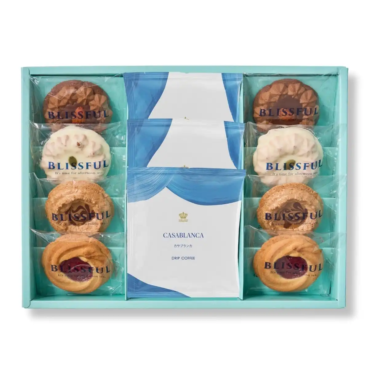 4種の焼き菓子&ロイヤル コペンハーゲン ドリップコーヒーセット11個