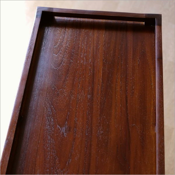 コンソールテーブル 玄関 花台 木製 棚付き 2段 ワイド 天然木 無垢材