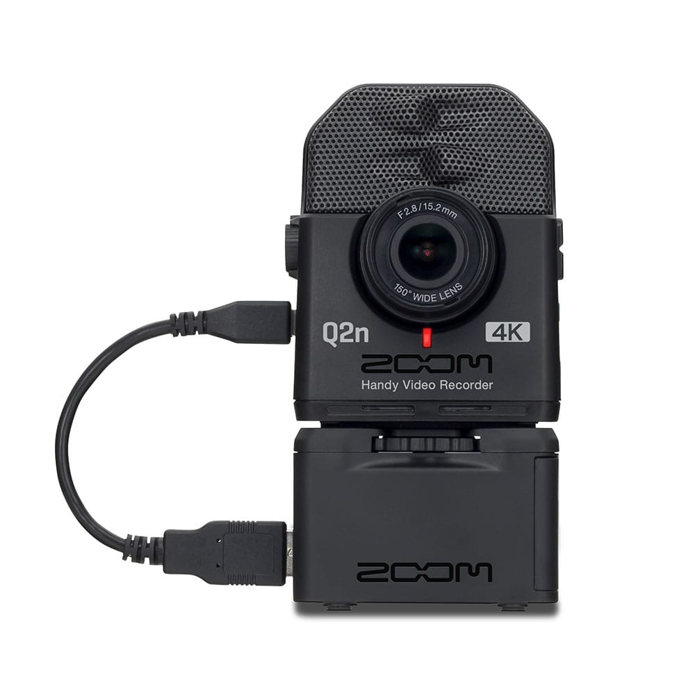 ZOOM(ズーム) Q2n/Q2n-4K用バッテリーケース BCQ-2n: マイク/音響機材