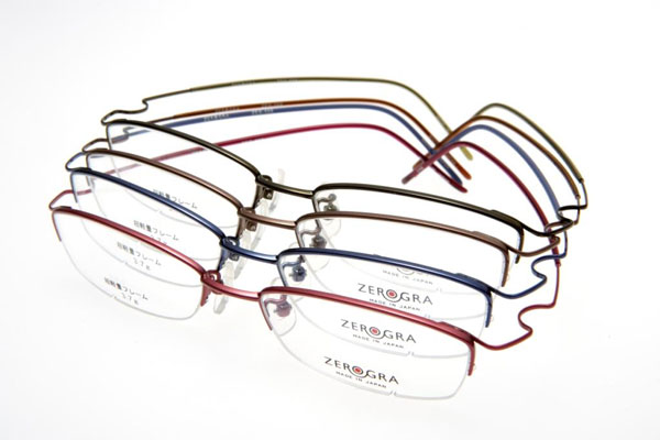 最軽量 3.7g 眼鏡市場の新作メガネ ZEROGRA（ゼログラ） - メガネ