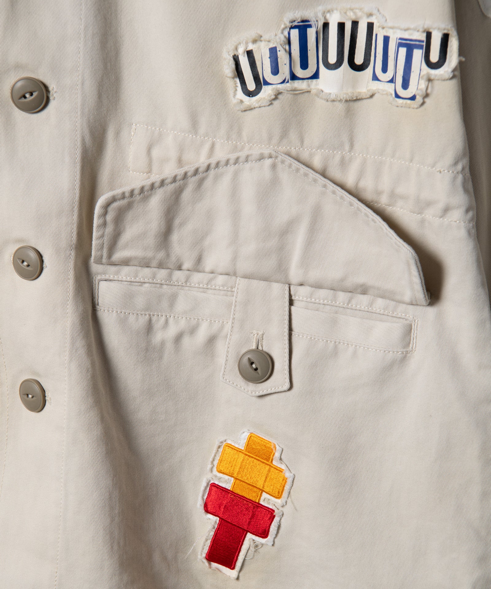 GB0425/KI03 : THE TIMERS Military Shirt Jacket / ザ・タイマーズ