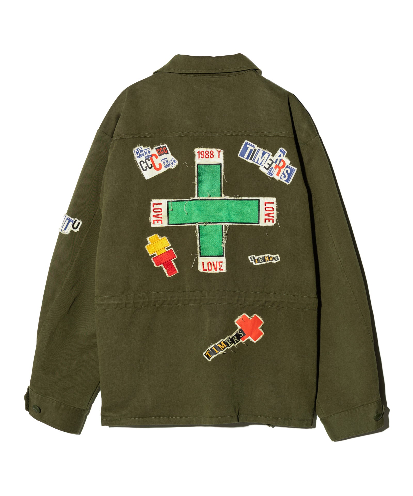 GB0425/KI03 : THE TIMERS Military Shirt Jacket / ザ・タイマーズ