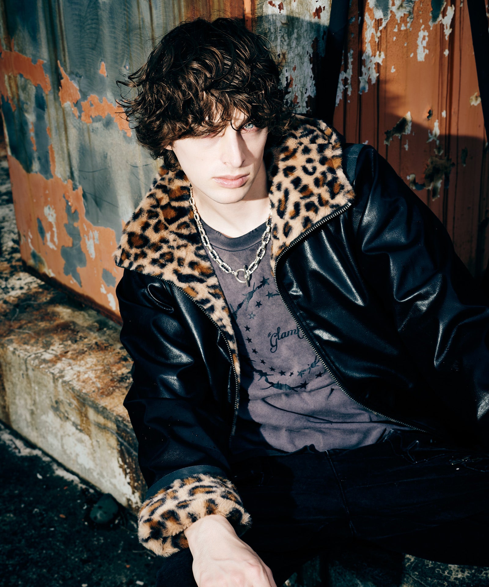 GB0425/JKT06 : Synth Mouton Hooded Jacket / シンセムートン