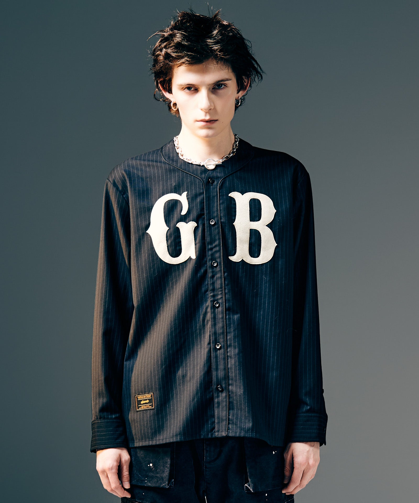 GB0425/SH04 : Stripe Baseball Shirt / ストライプベースボールシャツ