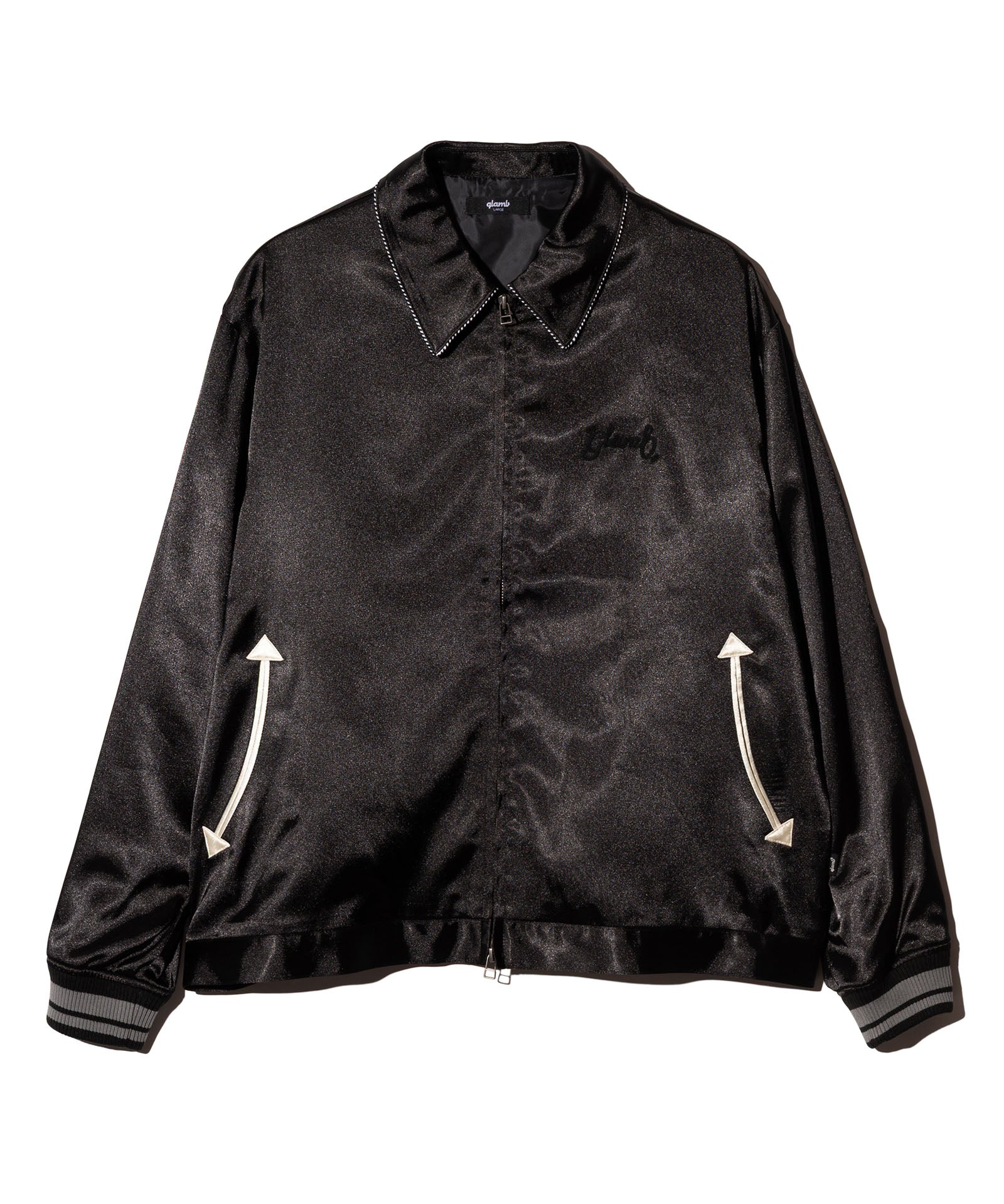 GB0126/JKT09 : Short Satin Jacket / ショートサテンジャケット