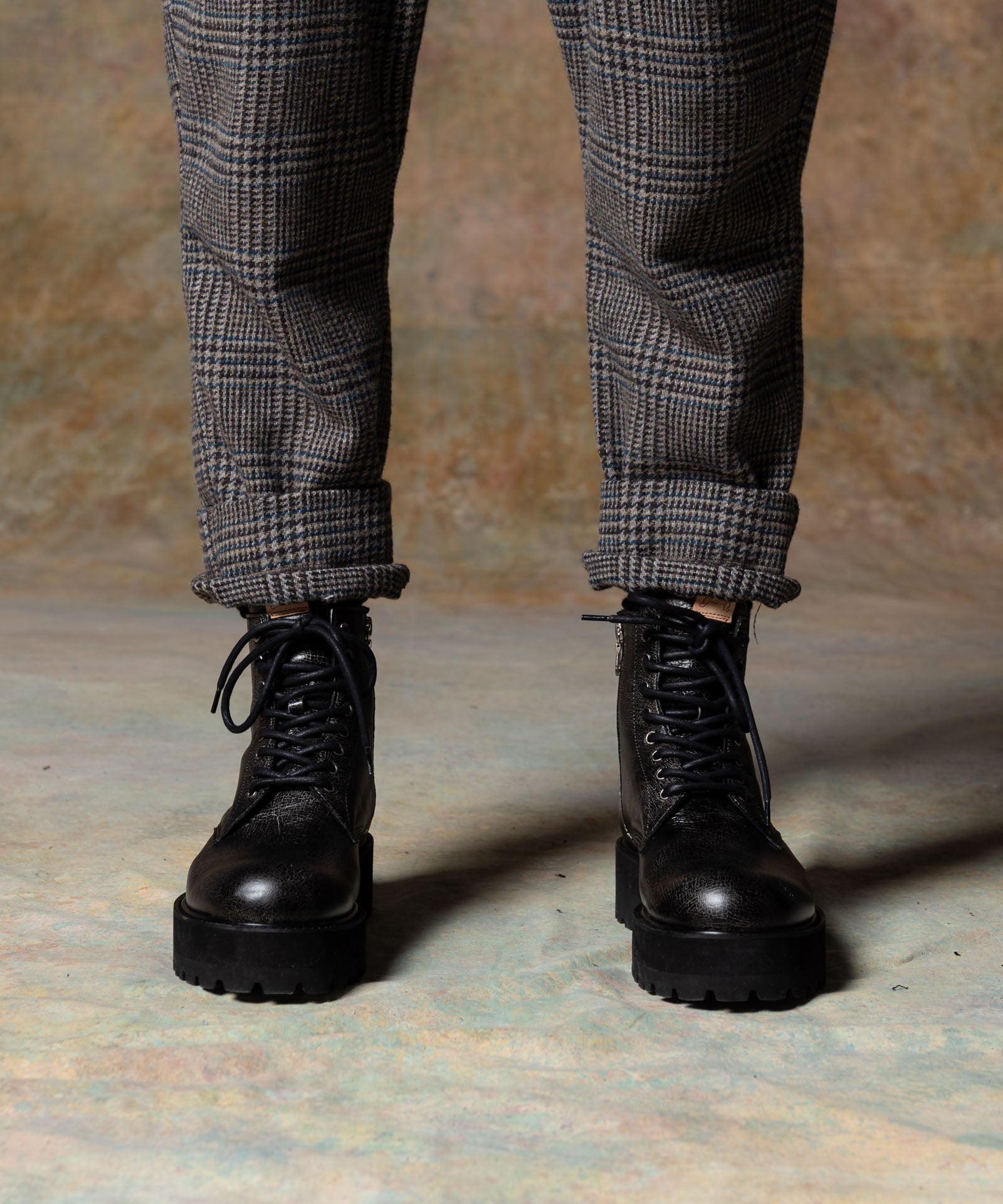 GB0424/AC03 : Crack Side Zip Boots / クラックサイドジップブーツ