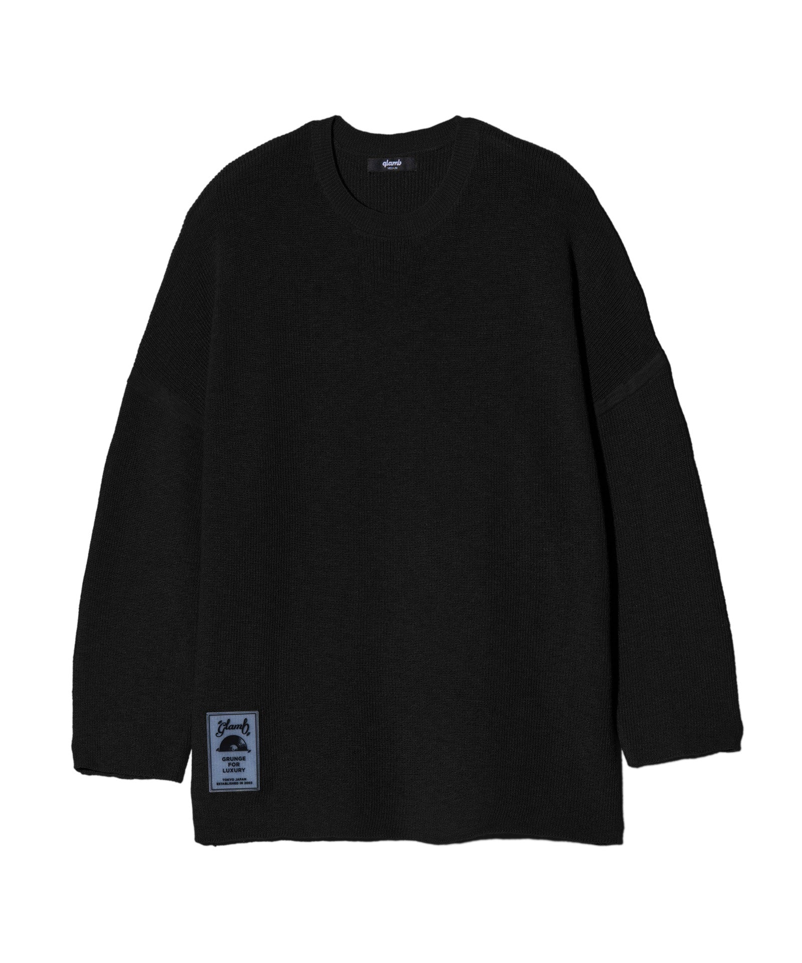 GB0125/KNT12 : Rubber Tag Knit / ラバータグニット | glamb Online