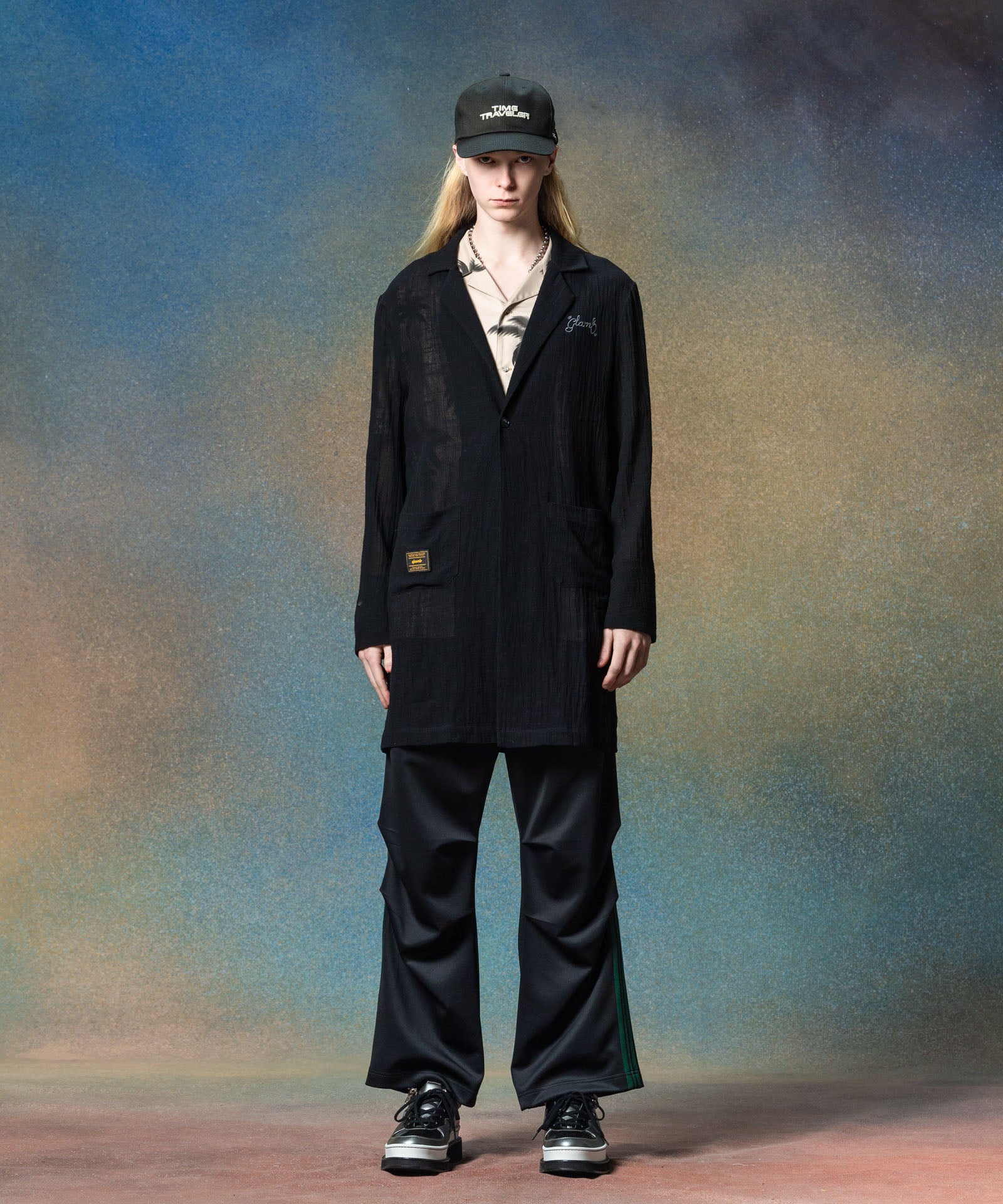 GB0225/SH06 : Sheer Long Shirt / シアーロングシャツ | glamb Online