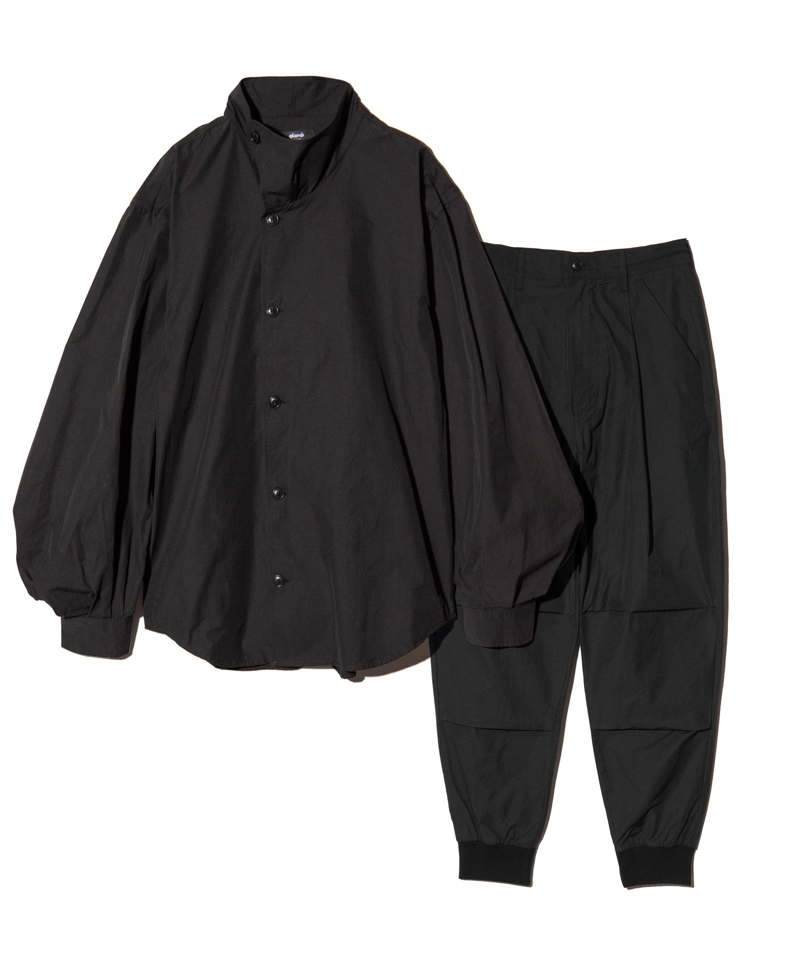 GB0225/ST02 : Deformed Stand Collar Shirt Set Up / デフォーム